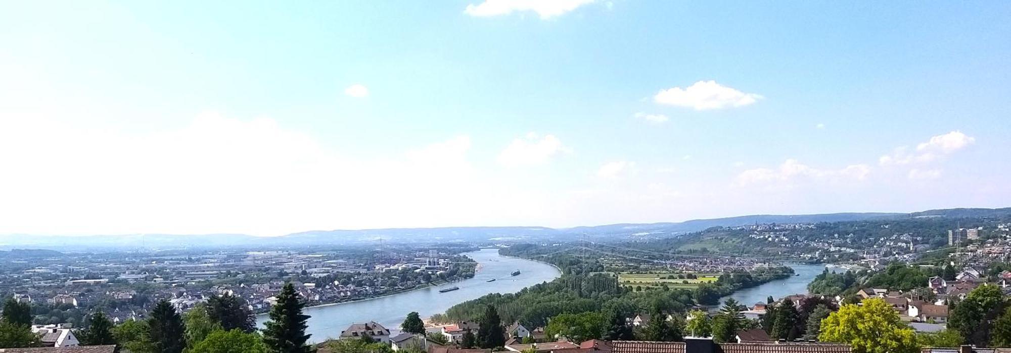 Rheinblick Am Rheinsteig Zur Festung Ehrenbreitstein Mit Balkon Und Sauna Urbar  Екстер'єр фото